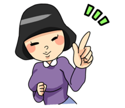 Retro Woman Sticker sticker #11101257