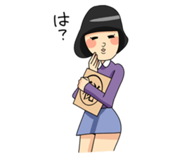 Retro Woman Sticker sticker #11101269