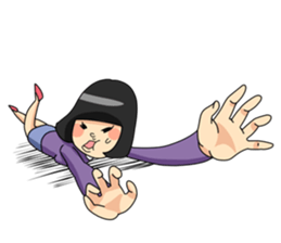 Retro Woman Sticker sticker #11101274