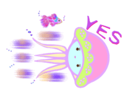 Pulmo of the jellyfish sticker #11102168