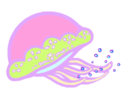 Pulmo of the jellyfish sticker #11102179