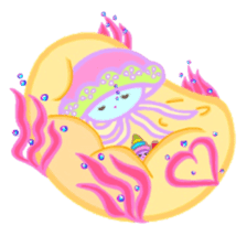 Pulmo of the jellyfish sticker #11102184