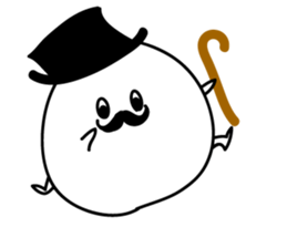 Marshmallow of ghosts, is a Maru-chan. sticker #11102898