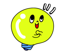 Marshmallow of ghosts, is a Maru-chan. sticker #11102906