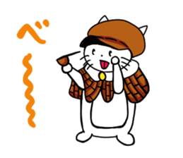 Detective cat  Nyaruman sticker #11103207