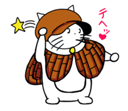 Detective cat  Nyaruman sticker #11103214