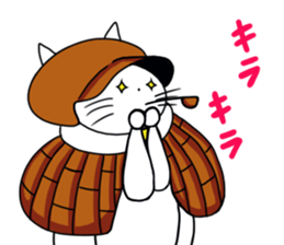 Detective cat  Nyaruman sticker #11103229