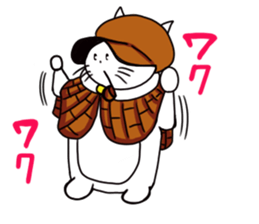 Detective cat  Nyaruman sticker #11103236