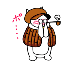 Detective cat  Nyaruman sticker #11103239