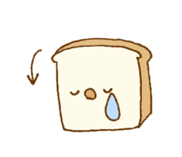 Sticker of cute bread sticker #11103529