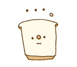 Sticker of cute bread sticker #11103531