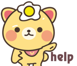 Peanut Dog Sticker English sticker #11103643