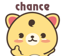 Peanut Dog Sticker English sticker #11103649