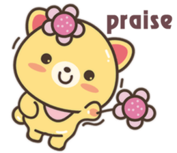 Peanut Dog Sticker English sticker #11103657