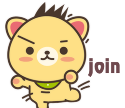 Peanut Dog Sticker English sticker #11103663