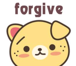 Peanut Dog Sticker English sticker #11103664