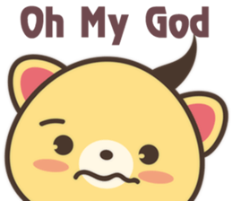 Peanut Dog Sticker English sticker #11103670