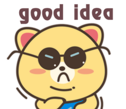 Peanut Dog Sticker English sticker #11103671