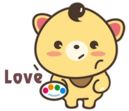 Peanut Dog Sticker English sticker #11103679