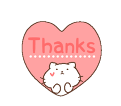 Cat with lovely life. sticker #11103723