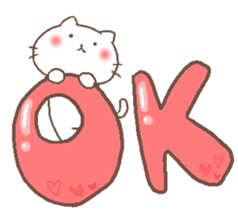 Cat with lovely life. sticker #11103732