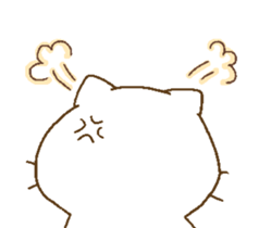 Cat with lovely life. sticker #11103739