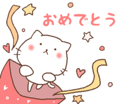 Cat with lovely life. sticker #11103746