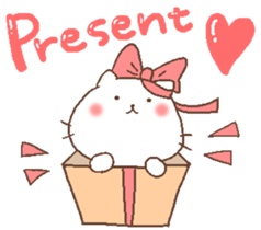 Cat with lovely life. sticker #11103747