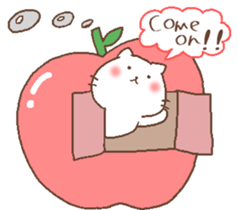 Cat with lovely life. sticker #11103751