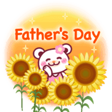 Father's Day&Mother's Day-Chocolatebear- sticker #11103761