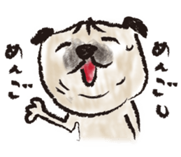 PUG's  & Brussels sticker #11103845