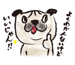 PUG's  & Brussels sticker #11103849