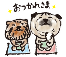 PUG's & Brussels sticker #11103859