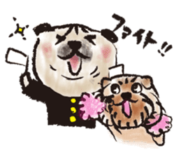 PUG's & Brussels sticker #11103863