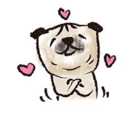 PUG's  & Brussels sticker #11103866