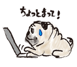 PUG's & Brussels sticker #11103868