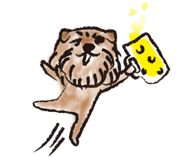 PUG's  & Brussels sticker #11103870