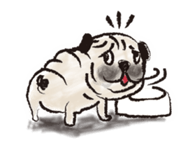 PUG's & Brussels sticker #11103878