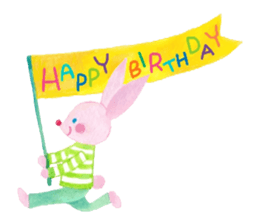 Birthday and celebration message sticker #11104000