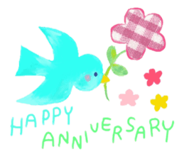 Birthday and celebration message sticker #11104039