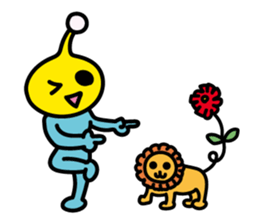 Something alien to say that Dearu sticker #11104122