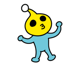 Something alien to say that Dearu sticker #11104126