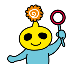 Something alien to say that Dearu sticker #11104158