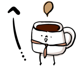 Mr.coffee salaryman sticker #11104348