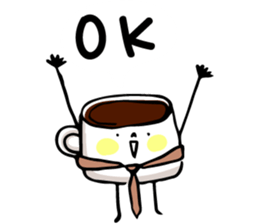 Mr.coffee salaryman sticker #11104353