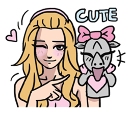 AsB - 117 Bear Buffalo & Rhino sticker #11104602