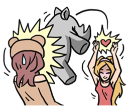 AsB - 117 Bear Buffalo & Rhino sticker #11104618