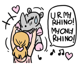 AsB - 117 Bear Buffalo & Rhino sticker #11104620