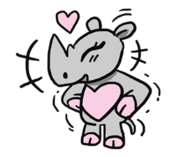 AsB - 117 Bear Buffalo & Rhino sticker #11104635