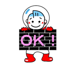 Rock 'n' roll man tally 2 sticker #11104889